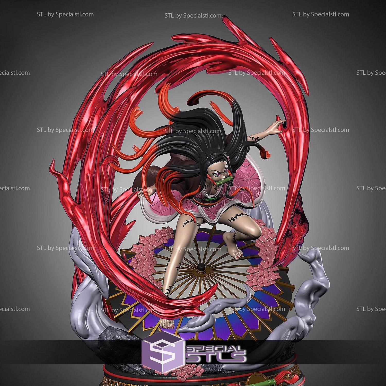 Scultura Nezuko Angry V2 - Demon Slayer foto 6