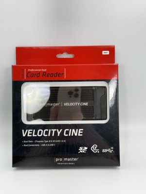 Promaster Velocity CINE Dual Card Reader - CFexpress Type B & SD NEW SEALED