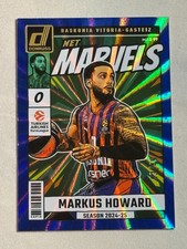 2024-25 Donruss Euroleague Net Marvels Blue Laser Markus Howard /49 #11 Baskonia