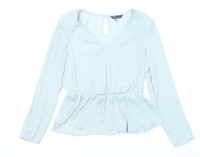 Graue Basic-Bluse Damen UK Größe 10 von Marks and Spencer