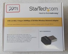 STARTECH USB 2.0 802.11 b/g/n 300 Mbps 2T2R Mini Wireless Network Adapter 2271