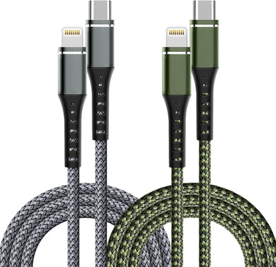 USB C to Lightning Cable 2 Pack 3FT [Apple Mfi Certified] Iphone Cable, Iphone C