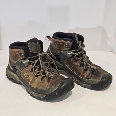 KEEN Targhee III Waterproof Mid Hiking Boots Brown Leather Men's Size 11