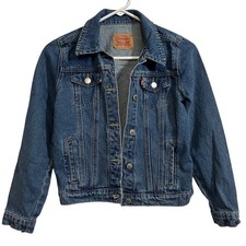 Levi  s Kids Denim Trucker Jacket Size Large 12-13 Blue Classic Jean Jacket