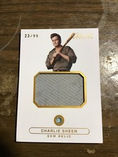 Charlie Sheen 2024 Recuerdo Gema Reliquia 23/99 ¡Cosa Salvaje!