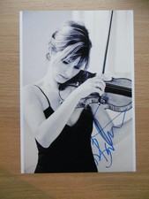 Lisa Batiashvili Violinist signed 8x12 inch photo autograph