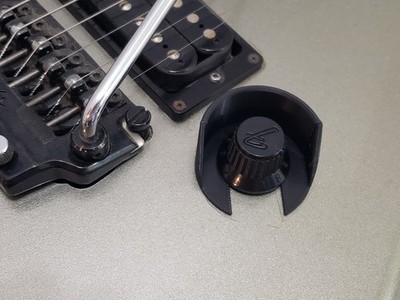 Strum Safe - BLACK COLOR - Guitar Volume Knob Shield Guard Protector Audiobeaver