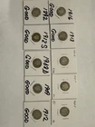 Silver Barber Dime Lot of 10