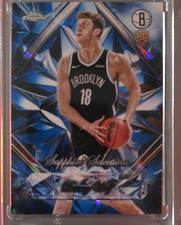 Topps Chrome Sapphire Selections Danny Wolf Rookie #SS-19 Brooklyn Nets NBA