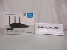 NETGEAR AX1800 RAX10 DUAL-BAND WIFI 6 ROUTER-NET RAX10-100NAS-NEW IN BOX