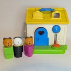 Vintage Fisher Price 136 Discovery Cottage Jumbo Chunky Little People House 1984
