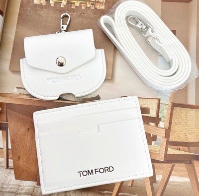 Tom Ford AirPod Bag + Card Case with Neck Strap