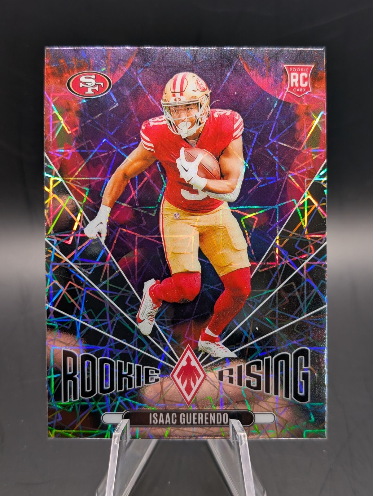 2024 Panini Phoenix Isaac Guerendo Rookie Rising Lazer  San Francisco 49ers