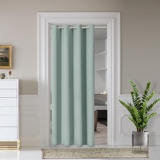 Door Curtains for Doorway Privacy, Sage Green Grommet Closet Curtains for Bed...