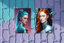 The STARK SISTERS - SIX Years Hence - Frameable Prints