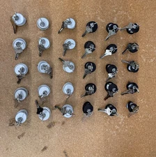 Lot of 30 storefront keyed mortise lock cylinders adams rite locksmith KAZI