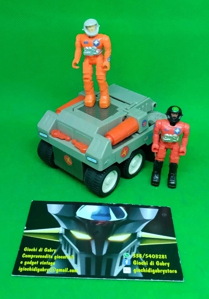 Vintage Serie STARCOM, Veicolo M-6 RAIL GUNNER 1986 COLECO + 2 Piloti - Immagine 3 di 4