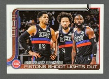 2025-26 Topps Basketball Base 279 Cade Cunningham - Detroit Pistons Combo