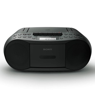Sony CFD-S70 Boombox CD Player Radio Stereo Cassette - Black for