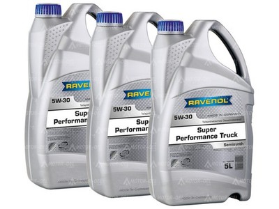 15 (3x5) Ltr. RAVENOL Super Performance Truck SAE 5W-30, Made in 