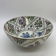 Large Antique Chinese Export Famille Rose Flower and Bowl 10 D