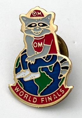 Odyssey of the Mind Mascot Omer World Finals Lapel Pin