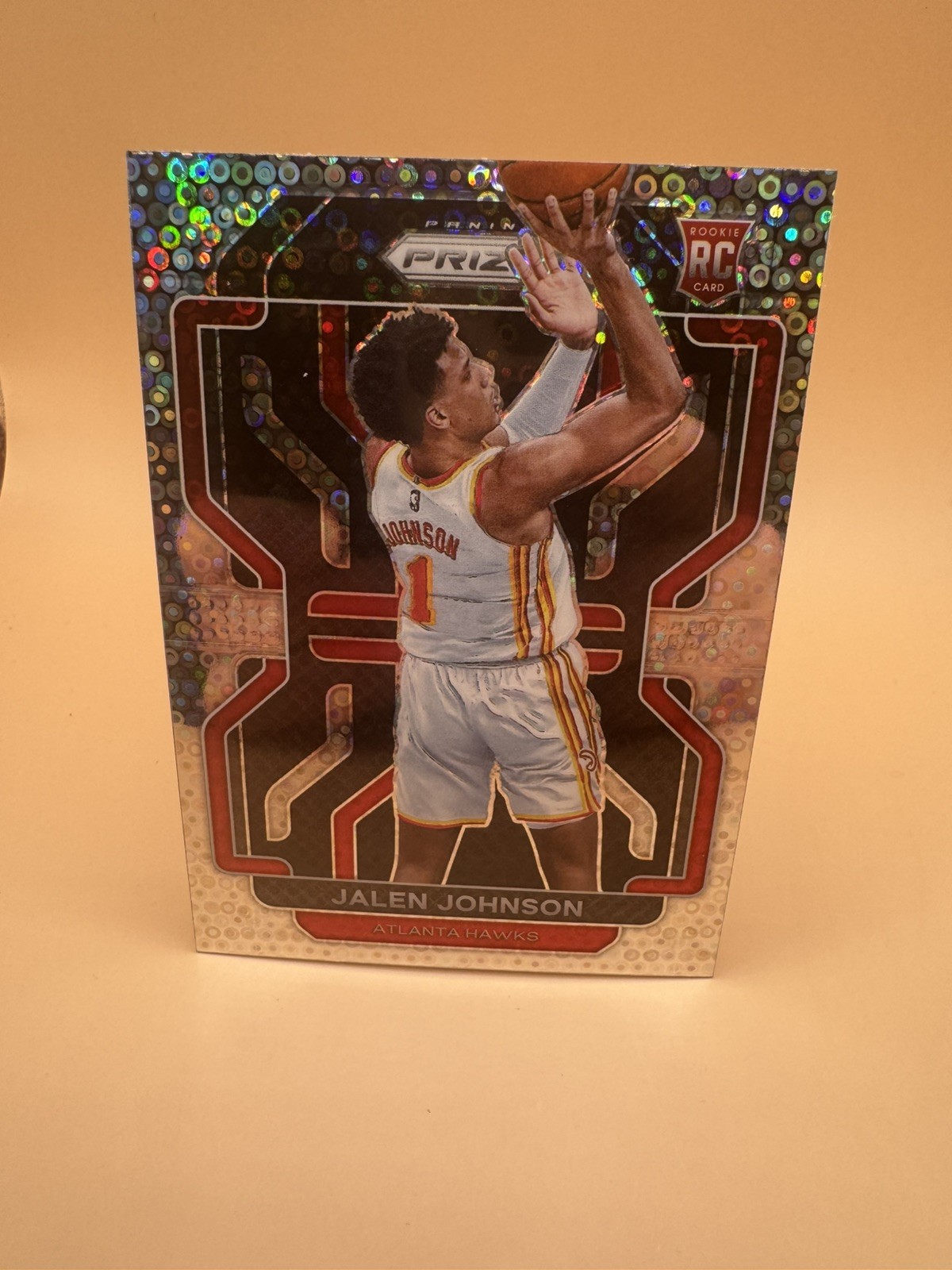 Jalen Johnson RC 2021-22 Prizm Fast Break Disco #305 Hawks Rookie 🔥