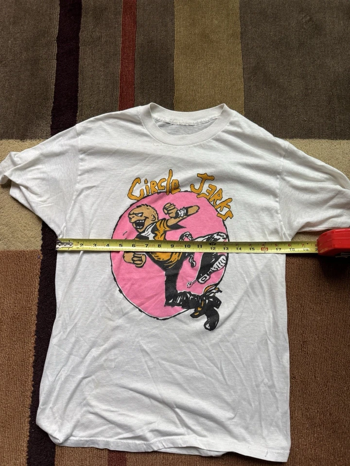 Camiseta Vintage Circle Jerks Años 80 Pequeña/Mediana Foto 2 de 4