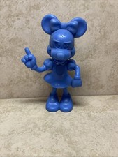 Vintage 1972 Marx Toys Walt Disney Minnie Mouse 6 Blue Plastic Figure