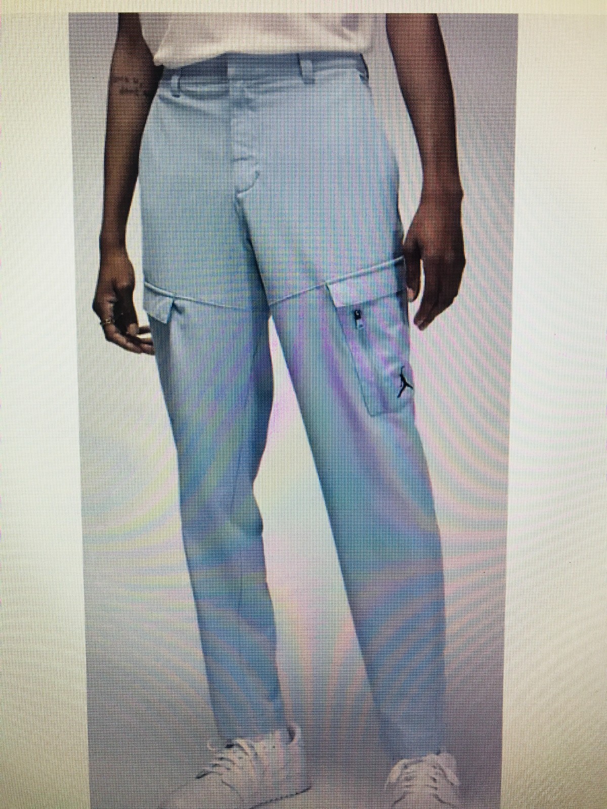 Mens 32x32 Slim Fit Sky Blue Nwt