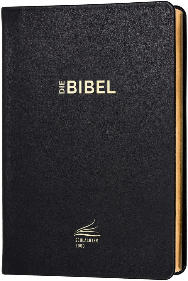 Schlachter 2000 Bibel - Standardausgabe (Kalbsleder-Ausgabe, flexibler Einb - Bild 3 von 4