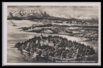 Ansichtskarte Insel Mainau im Bodensee / Staad-Konstanz