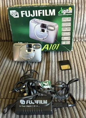 Fujifilm FinePix A Series A101 1.3MP Digital Camera - Metallic silver
