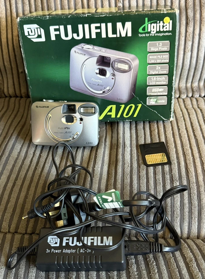 Fujifilm FinePix A Series A101 1.3MP Digital Camera - Metallic silver, photo 1 of 4