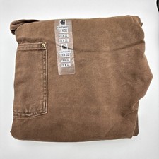 Carhartt Sandstone Bib Overall Double Knee Men 28X32 R06 CHT Chestnut NWT NOS