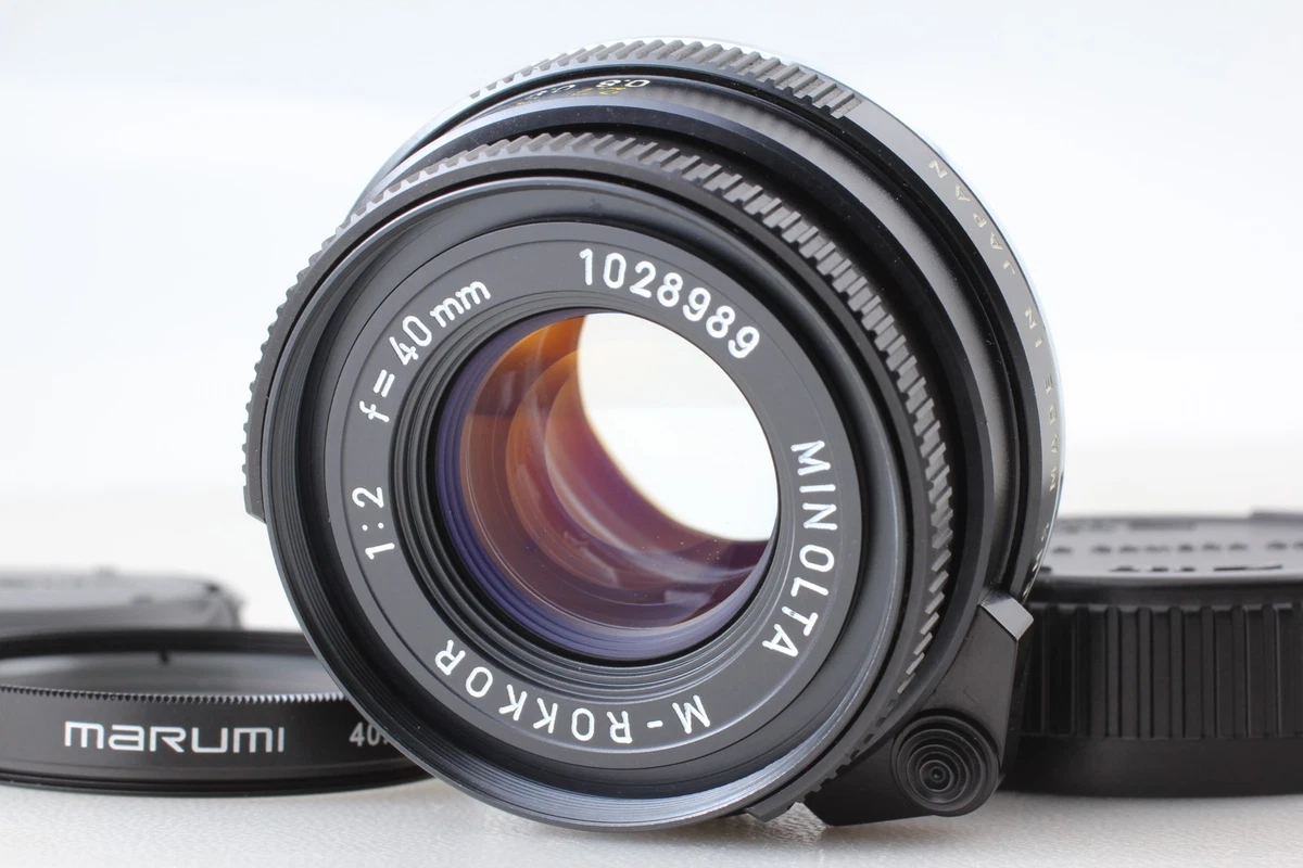 【ジャンク品】M-Rokkor 40mm f/2 (並行カム型) Minolta M Rokkor 40mm F2 for sale | eBay