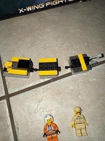 Lego 7140 Star Wars X-WING FIGHTER Incomplete wbox & Instructions