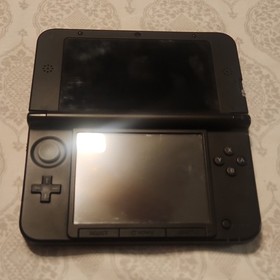 Nintendo 3DS XL SPR-001 Black 3D Handheld With Miitopia + Charger