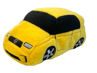 Toyota Scion Yellow Black Plush Promo Car Collectible Toy Automobiles Theme