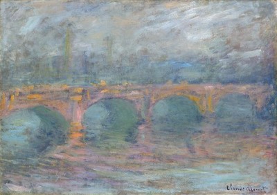 Claude Monet Waterloo Bridge London at Sunset 1904 Impressionist Fine Art Print