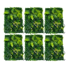 6PCS Greenery Walls, Artificial Greenery Wall, Artificial Grass Backdrop Wall