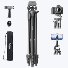 71 Camera Tripod Aluminum Tall Tripod Stand Compatible with Canon Nikon with...
