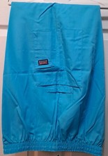 Cherokee Workwear Turquoise Blue Classic Cargo Pocket Scrub Pant Women's XL NWT