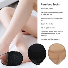 Forefoot Socks Prevent Slip Breathable Elastic Toe Padding Cover for Women