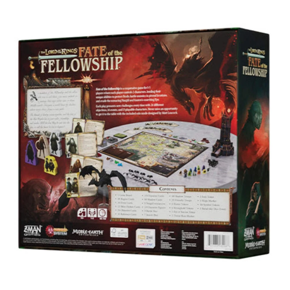 The Lord of the Rings Fate of the Fellowship - A Pandemic System Game - Image 2 of 4