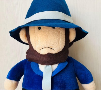 Rare Showa Retro Jigen Daisuke Plush Toy (Large) Lupine the Third
