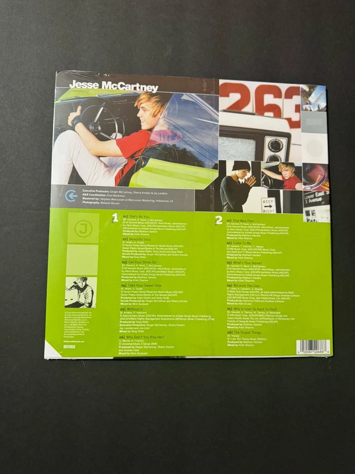 JESSE McCARTNEY Beautiful Soul NEW BABY BLUE VINYL W/HYPE STICKER  Foto 2 de 2