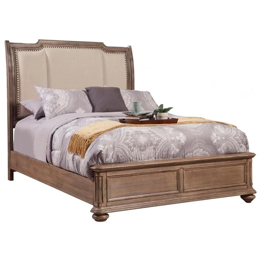 Alpine Furniture Melbourne Sleigh Bed - Thumbnail 5