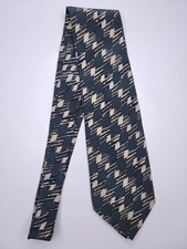 Alcione Today'S Man Mens Formal Necktie 58"Lx4"W Green/Beige Neck Tie