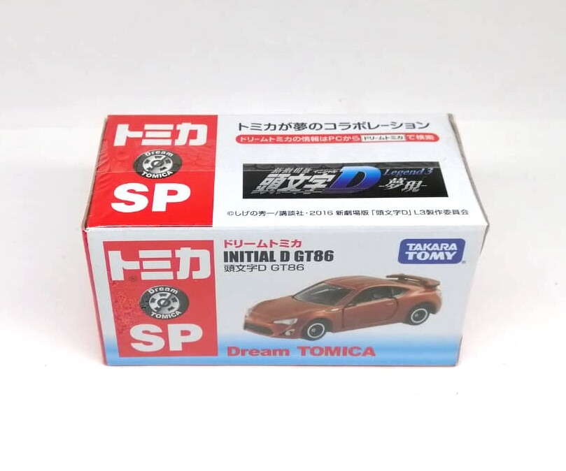 TOMICA DREAM SP Initial D TOYOTA GT86 1/60 TOMY Diecast 2016 New